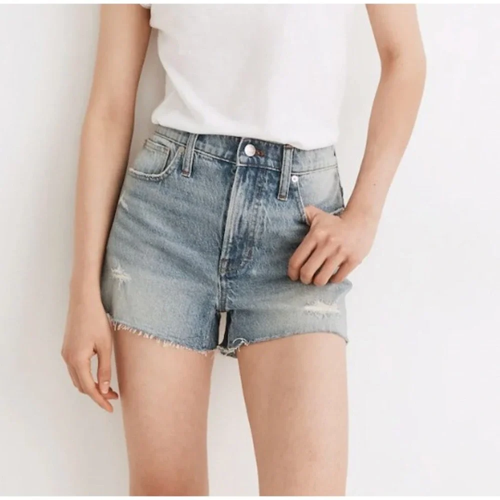 Madewell The Perfect Jean Short in Snyder Wash: TENCEL™‎ Denim Edition Size 27